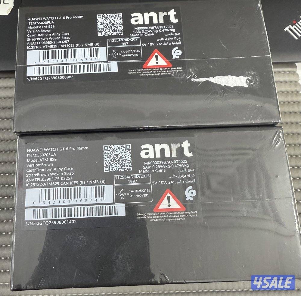 Huawei GT6 Pro 46mm Smart Watch Brown Woven strap New Sealed.3