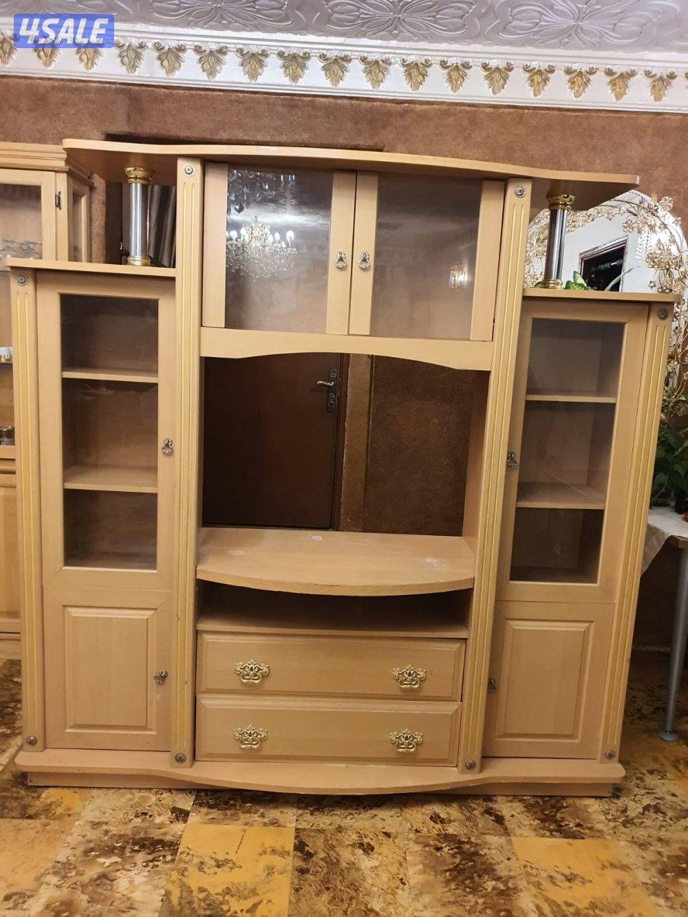 مكتبة تليفزيون عرض 180 سم0