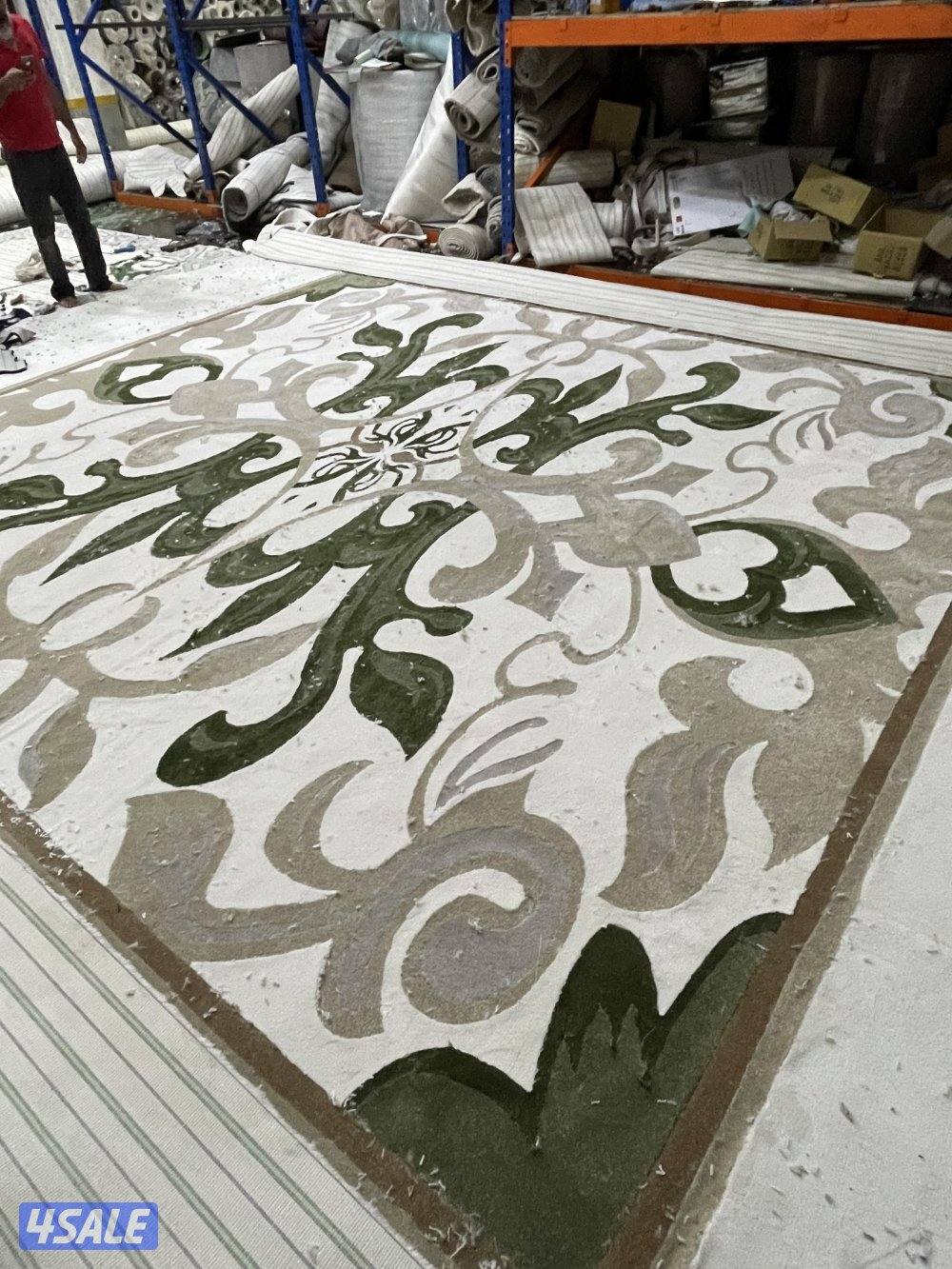 تركيب سجاد تركي نخب اول + تفصال مساند ظهر + حفر يدوي7