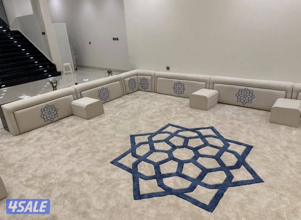 تركيب سجاد تركي نخب اول + تفصال مساند ظهر + حفر يدوي11