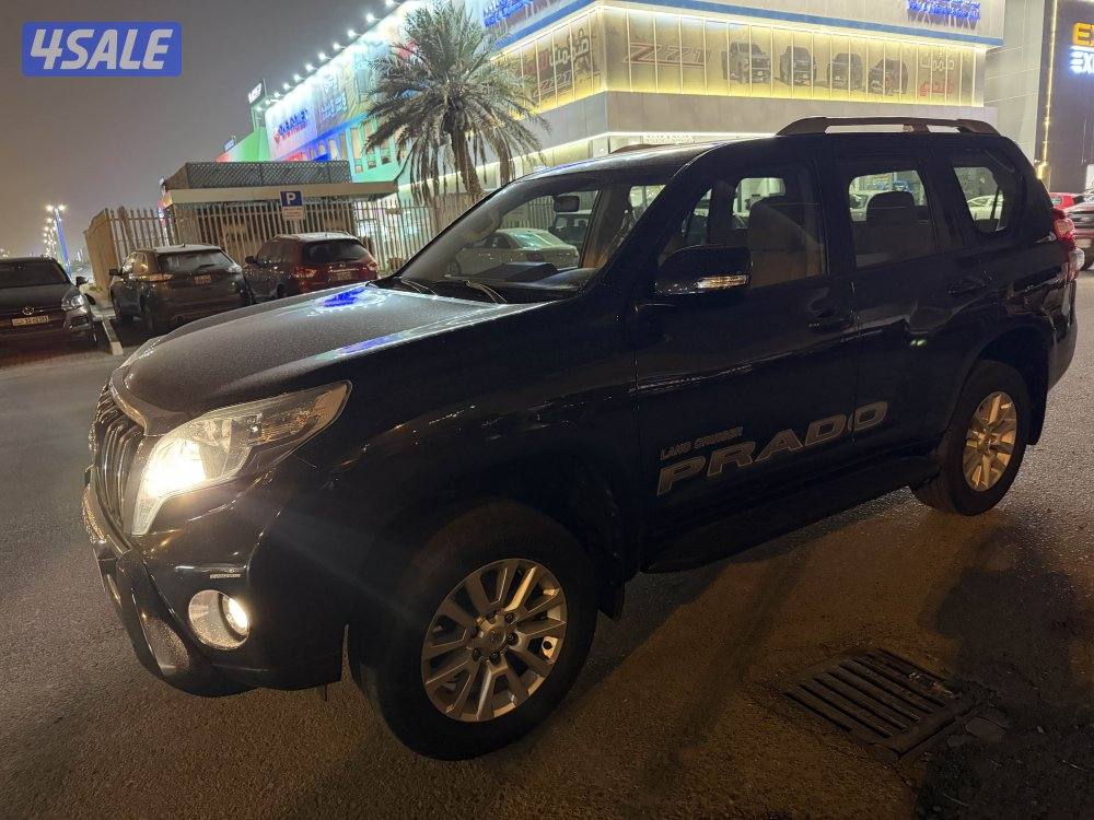 برادو 2017 لون اسود ماشي 145 شرط الفحص كل شي واضح والفحص موجود2