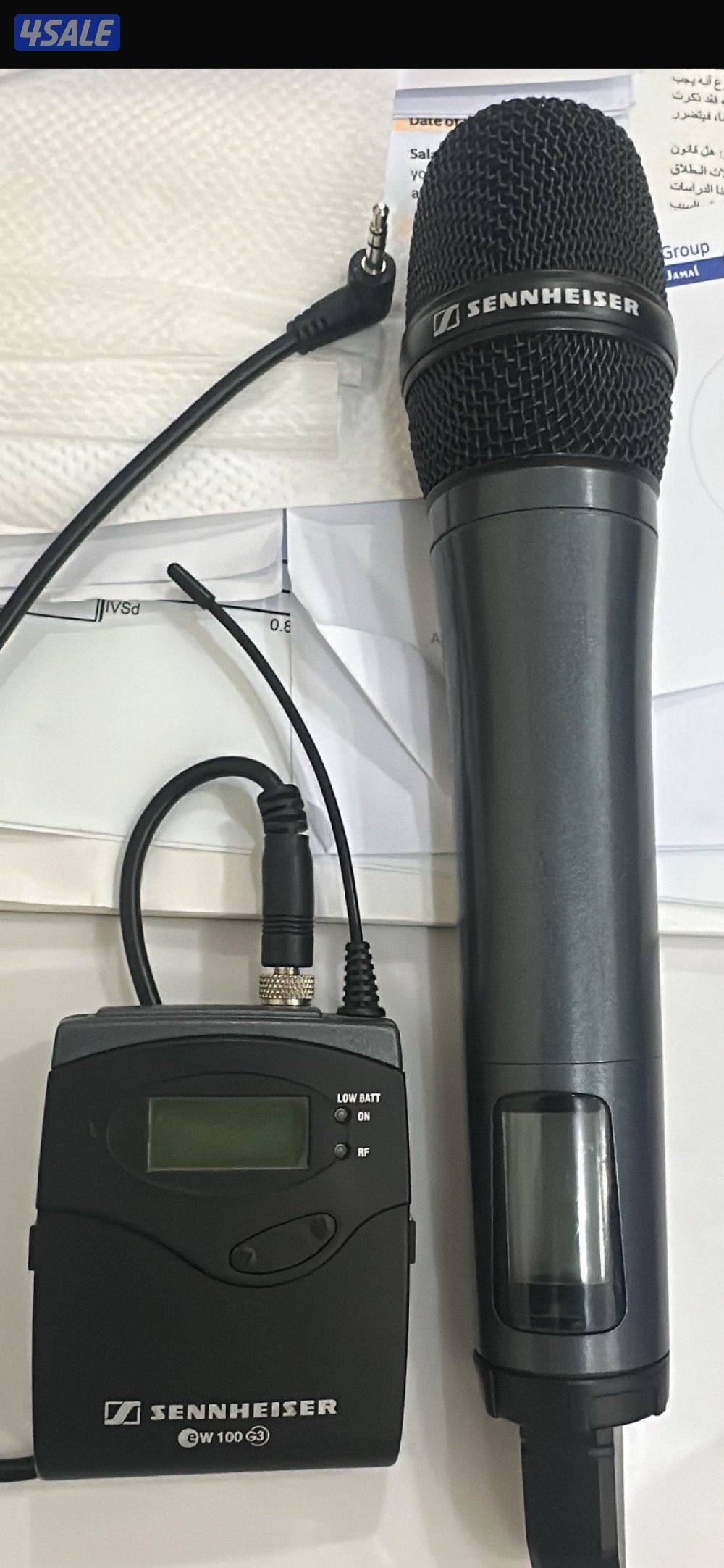 sennheiser wireless microphone - بحالة ممتازة شرط الفحص0