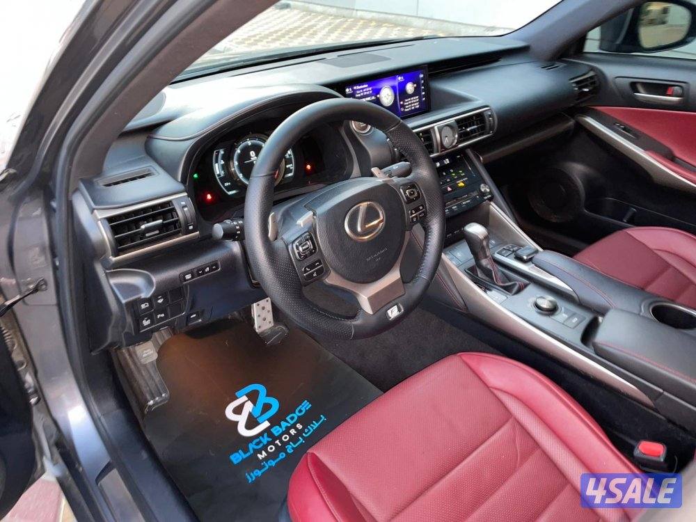 📍Lexus / is350 F-Sport / صبغ وكاله / عداد ٩٨ الف فقط / بحاله الوكاله 📍9