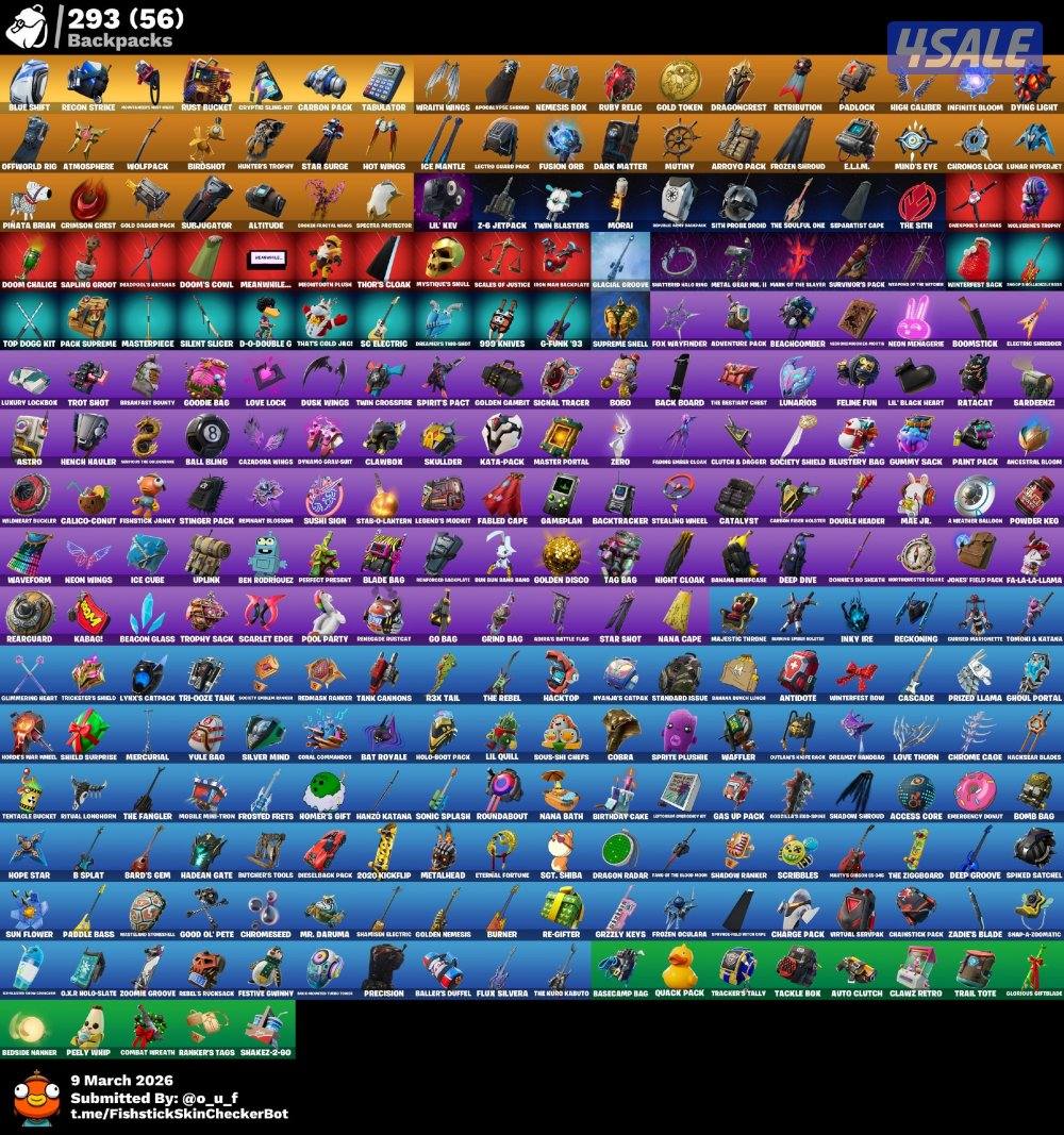 حساب فورت نايت نادر🔥✅2