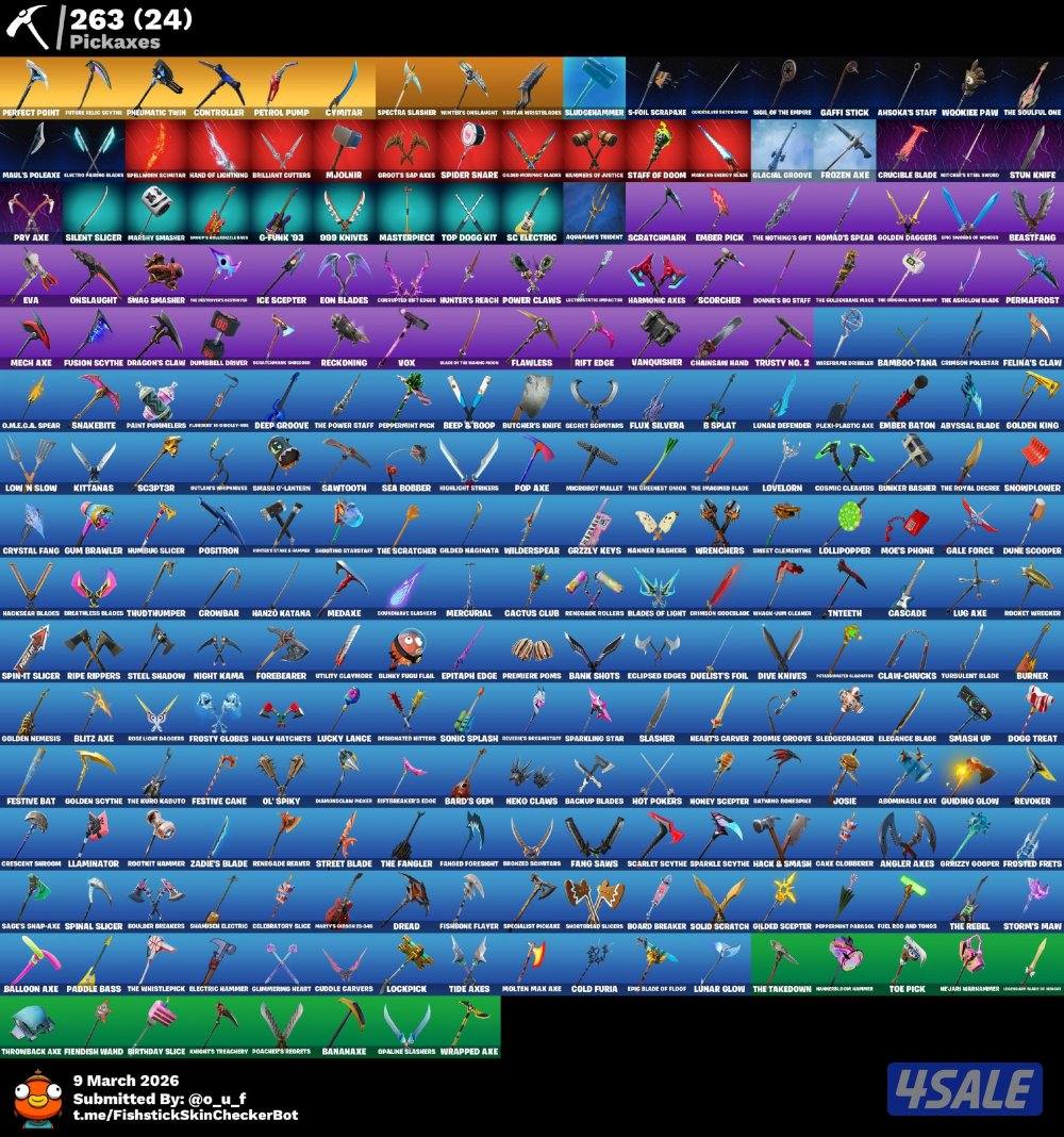 حساب فورت نايت نادر🔥✅4