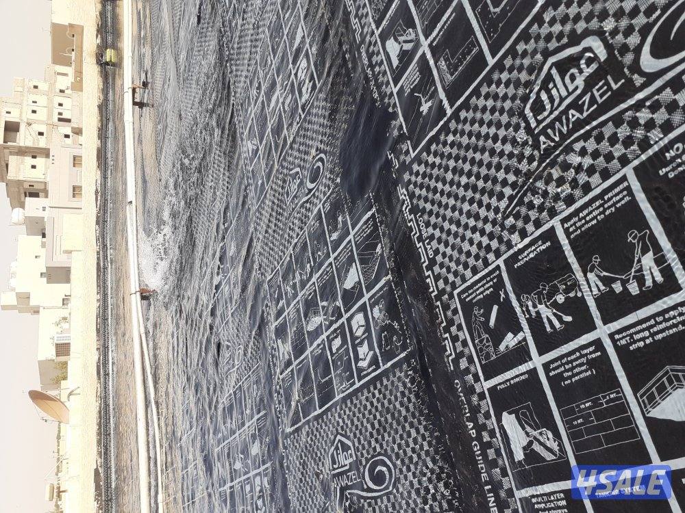 الحاجي المشتركه للتجاره العامه والمقاولات  عازل أسطح8