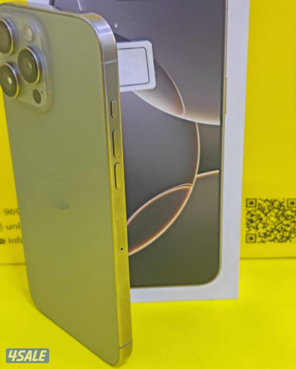 ايفون 16 برو ماكس – 512 جيجا – تيتانيوم طبيعي بطارية 89% مستعمل2