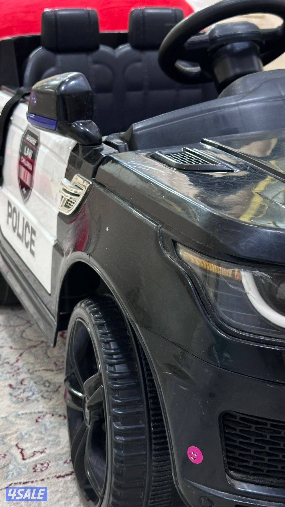 سيارة شرطة اطفال مستخدمه4