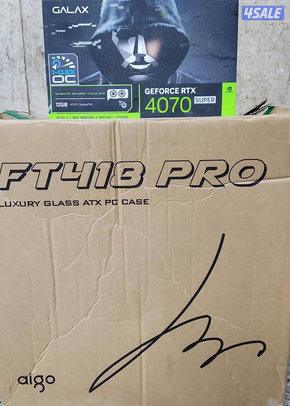 للبيع بي سيCore i7 14Gen /32GB ram/1TB SSD/4070 super Rtx 12GB2