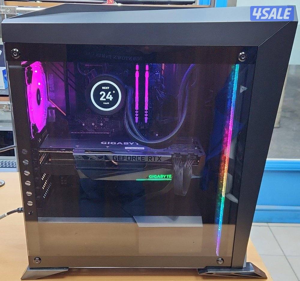 للبيع بي سي اقوى بي سيCore i710Gen/32GB ram/256ssd+1TB /3080  Rtx 10GB0