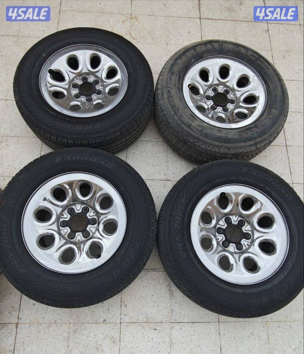 رنغات سلفرادو بحاله ممتازه0