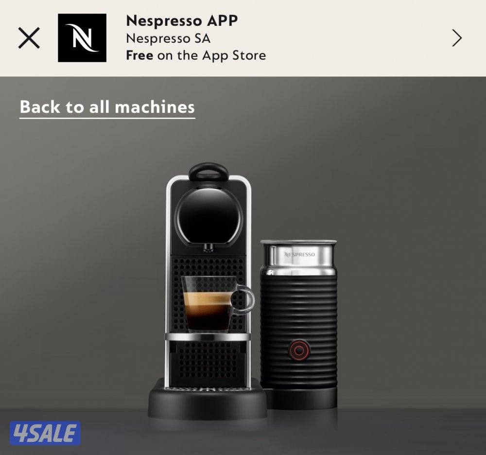 للبيع مكينة قهوه نيسبريسو3