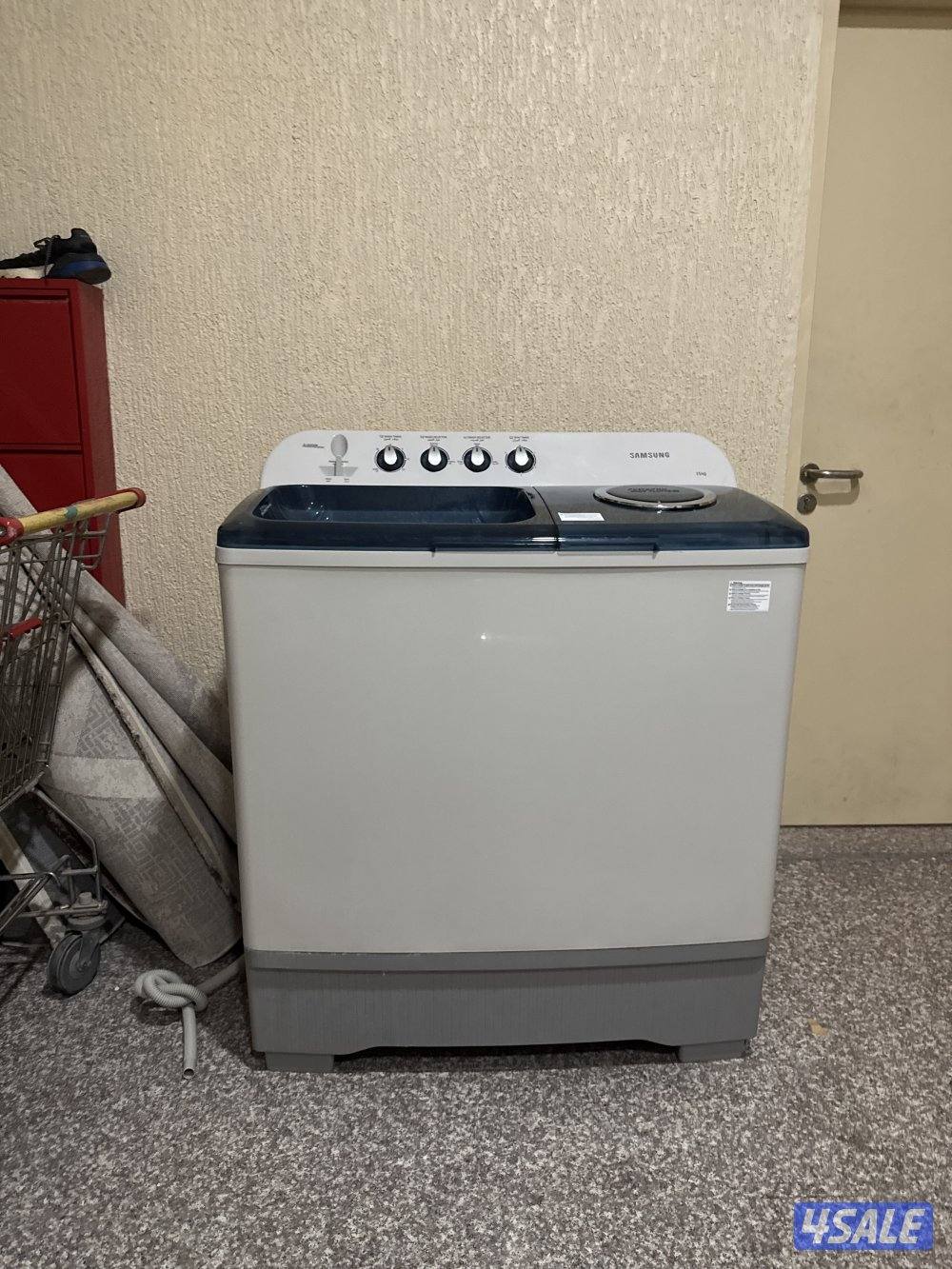 غسالة سامسونج  النشافة تحتاج تصليح  15  كيلو حوضين0