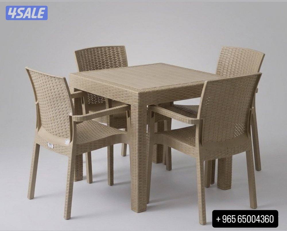 طاولة خارجي مع كراسي توصيل مجاني3