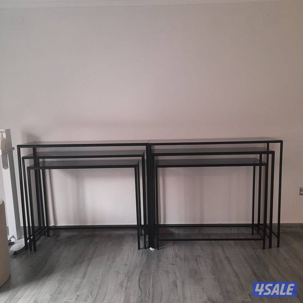 Console tables. طاولات كونسول تصلح بوفيه1