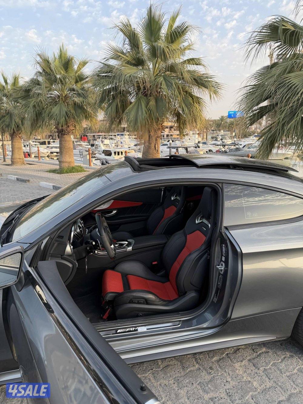 مرسيدس C63S AMG  شرط الفحص ممشى 14 الف فقط بحالة الوكالة3