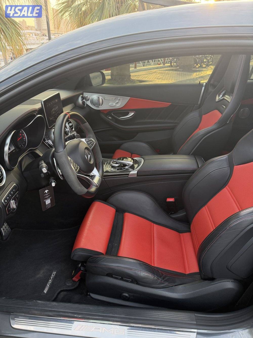 مرسيدس C63S AMG  شرط الفحص ممشى 14 الف فقط بحالة الوكالة5