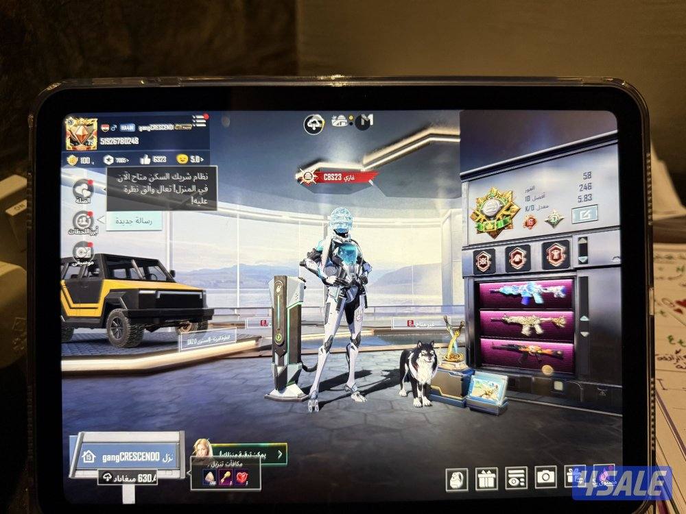 حساب ببجي فيه ثلاث امفورات لسرعة البيع 41 سلاح يتطور الصامل ما اقصر🤩🤩0