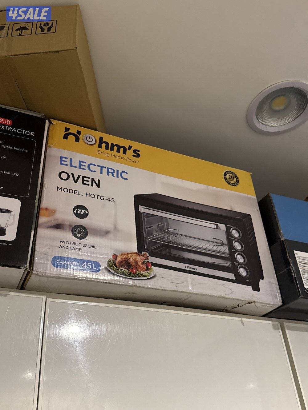 New Oven Electric it also has 1/2 years warranty . فرن كهربا1