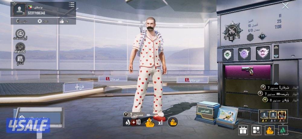 بيع حسابات ببجي3