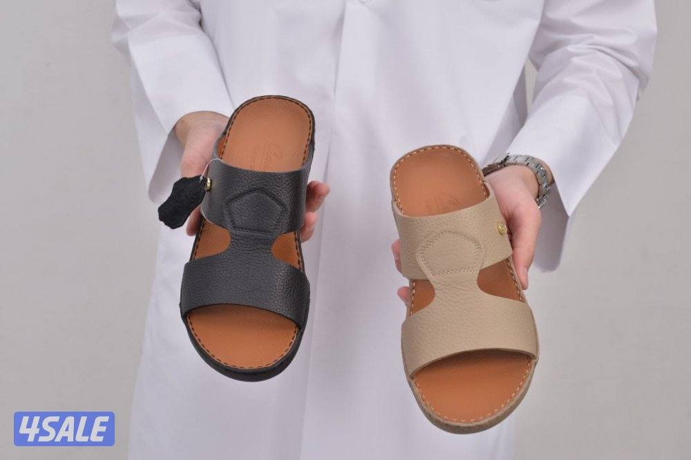 أحذية تميمه جلد اصلي مداس طبي1