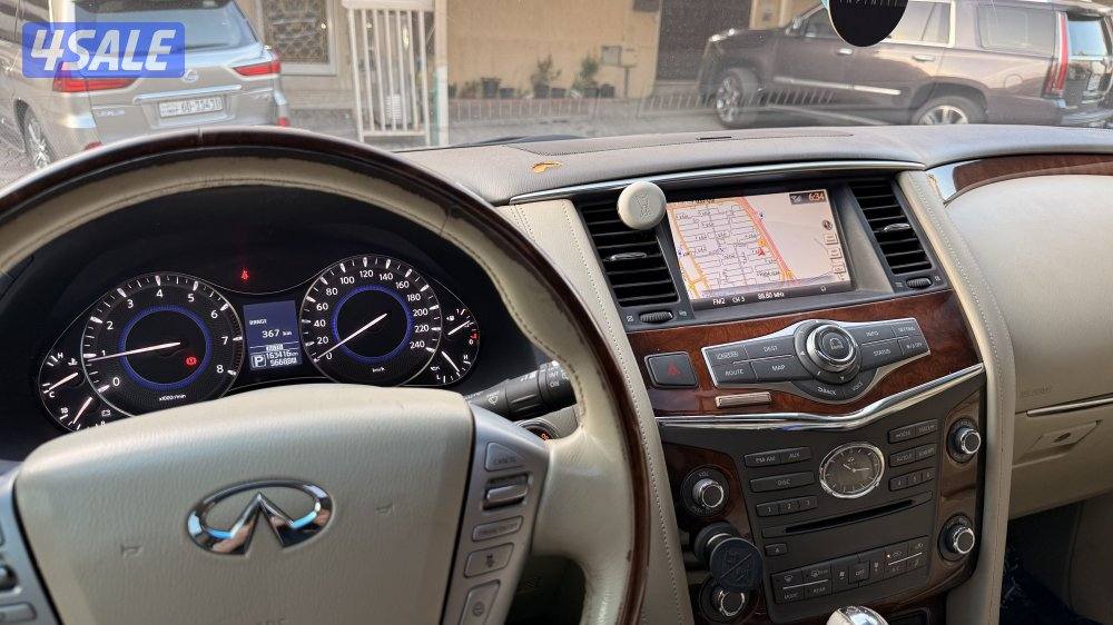 انفنيتي QX80 2015 - ماشي 160 وارد البابطين شرط الفحص8