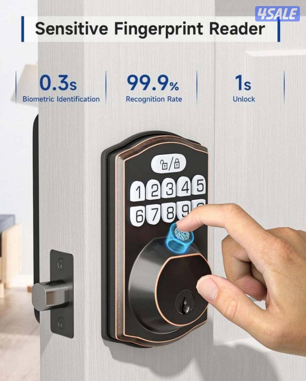 قفل باب ذكي بدون مفتاح0