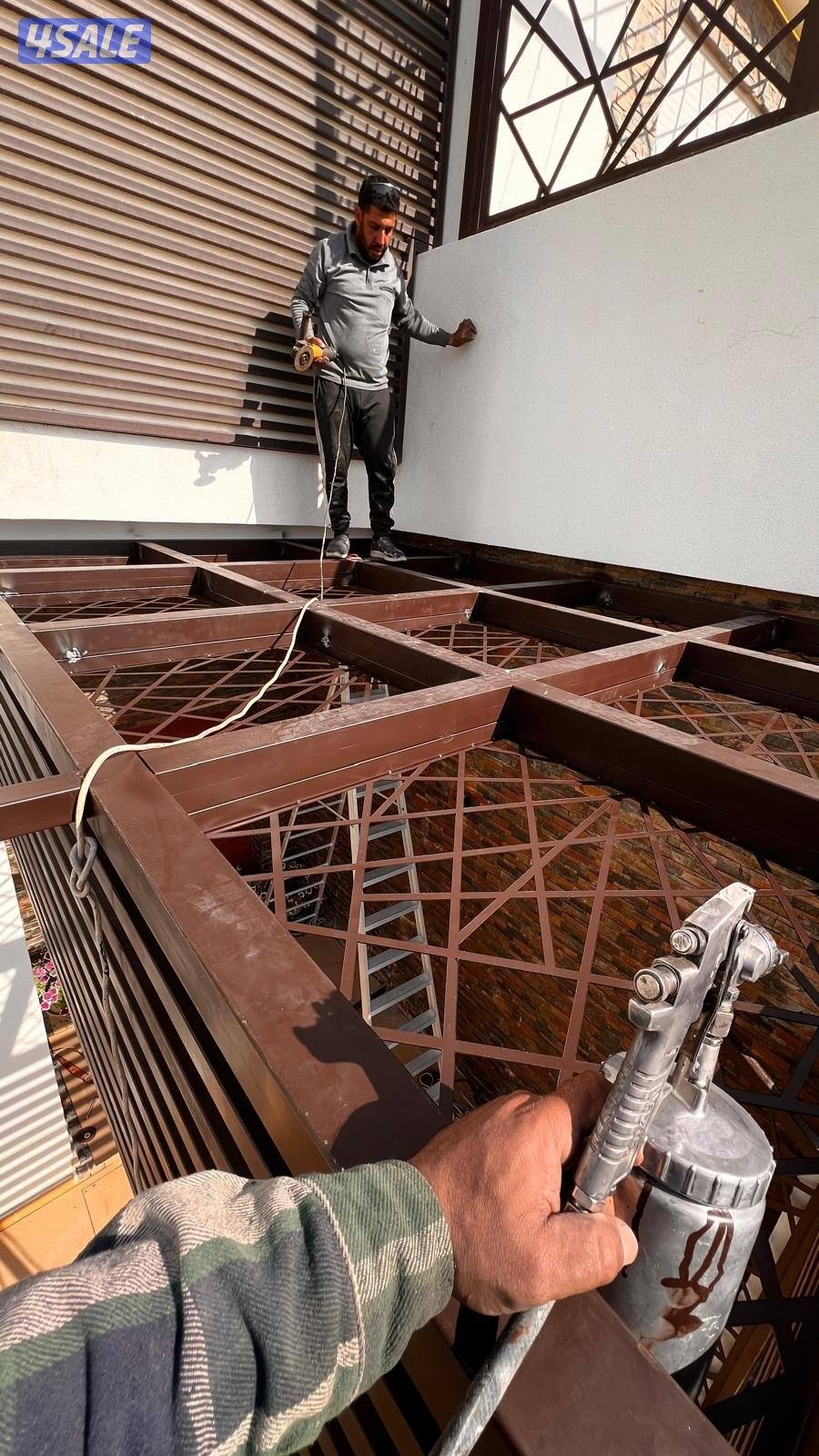 حداد مظلات أبواب سوار غرف سندويتش بانل4