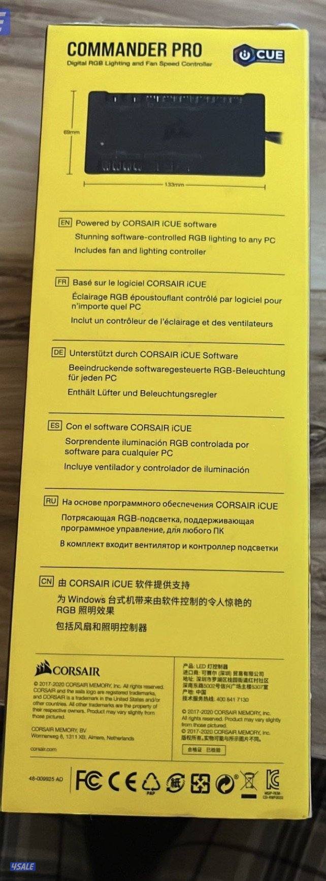 CORSAIR ICUE COMMANDER PRO SMART RGB LIGHTING AND FAN SPEED CONTROLLER2