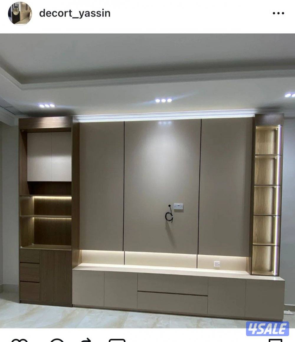 اصباغ،ديكورات.ديكورات خشبيه.ورق جدران 3D،جبس بورد،سيراميك،ترميمات7