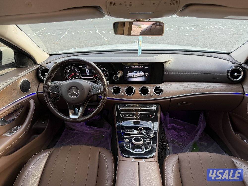 مرسيدس E200 وارد الوكاله 2017 بحاله ممتازه6