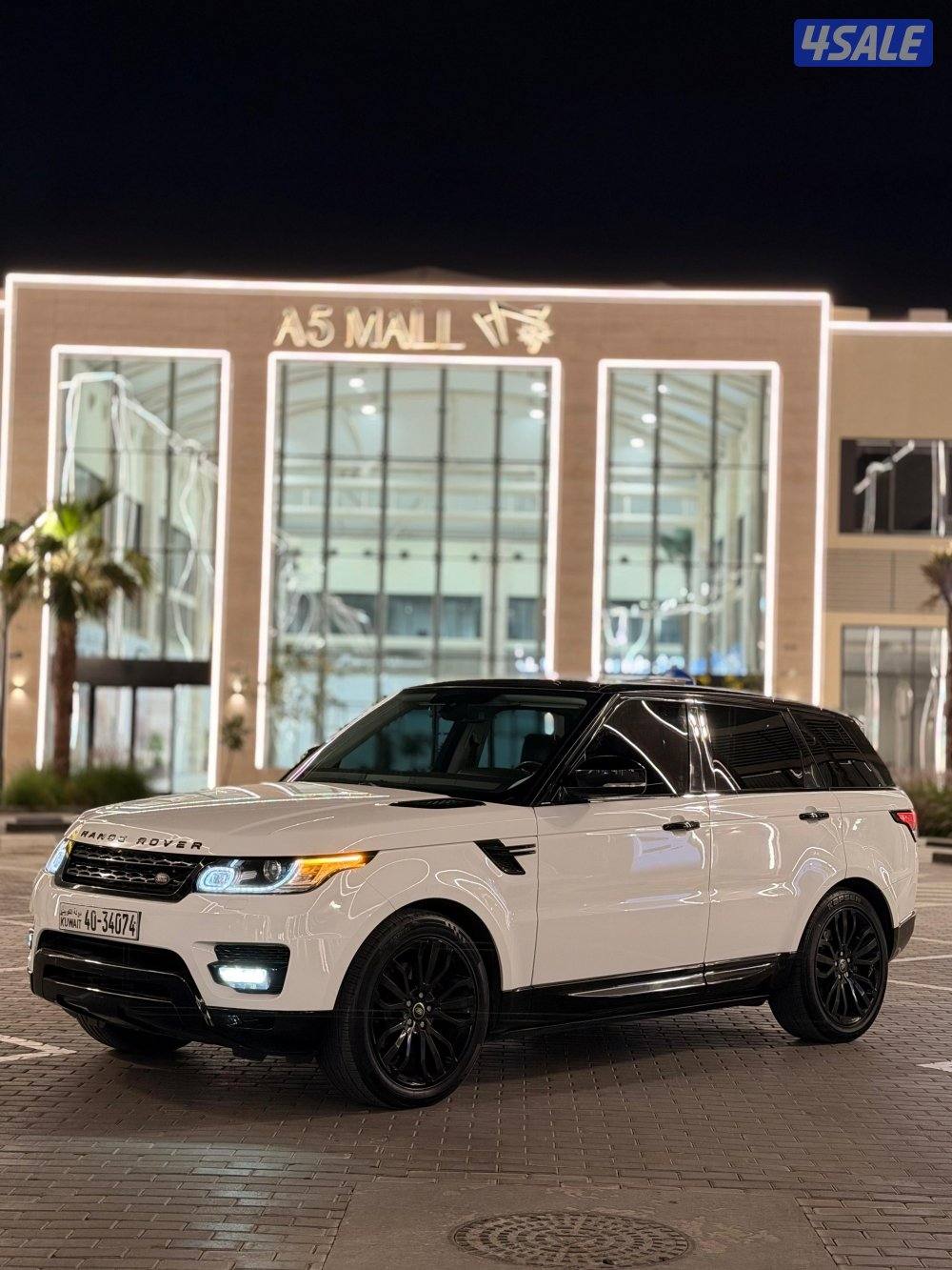للبيع رنج روفر سبورت 6 سلندر صبغ وكاله 20161