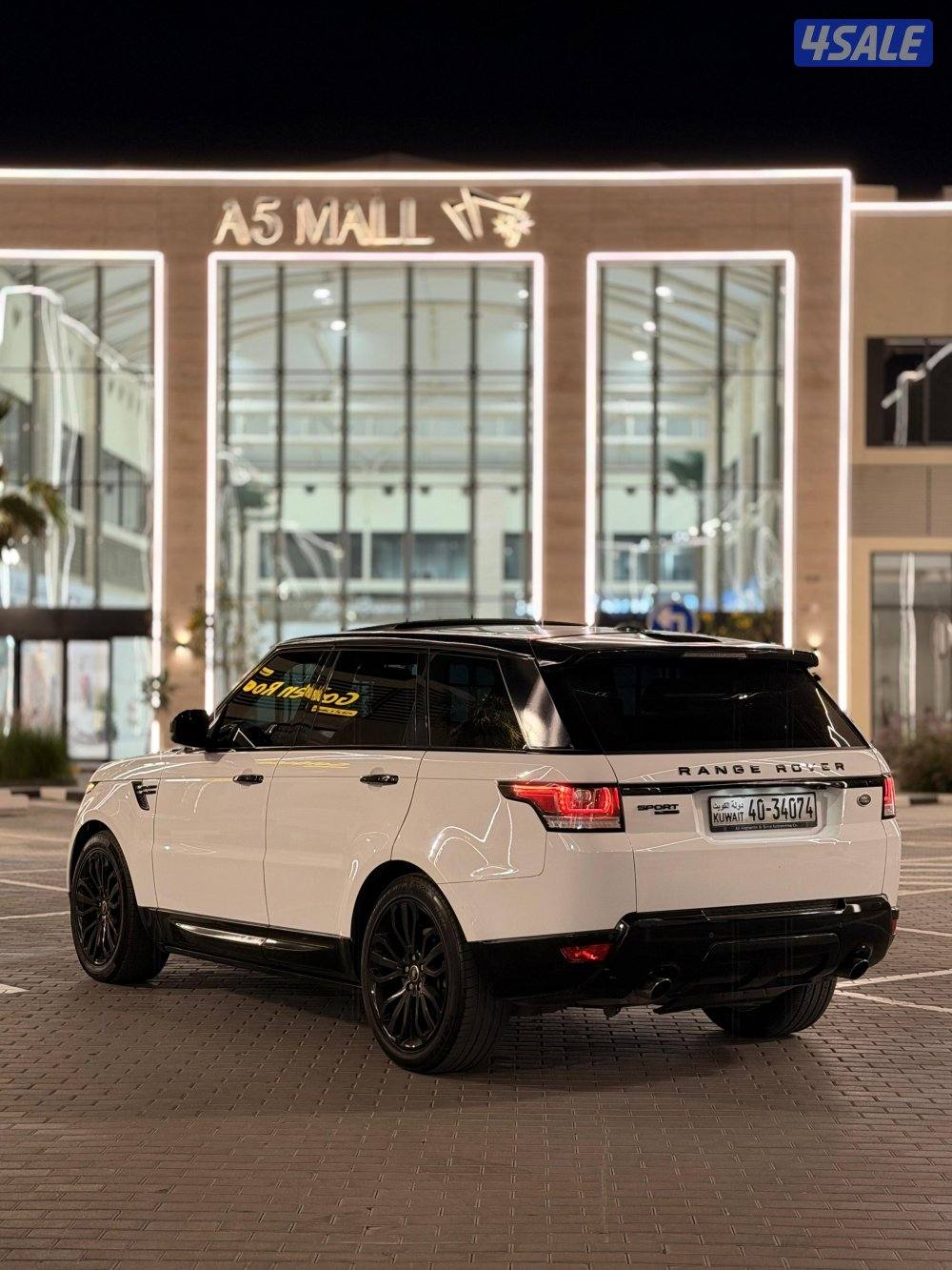 للبيع رنج روفر سبورت 6 سلندر صبغ وكاله 20162