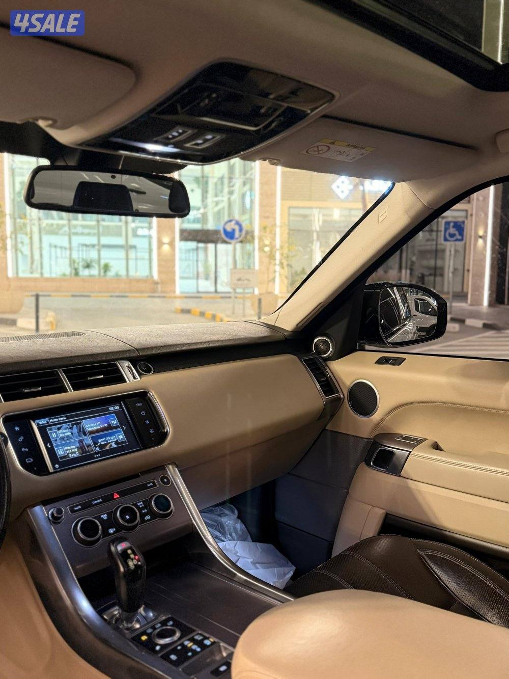 للبيع رنج روفر سبورت 6 سلندر صبغ وكاله 20165