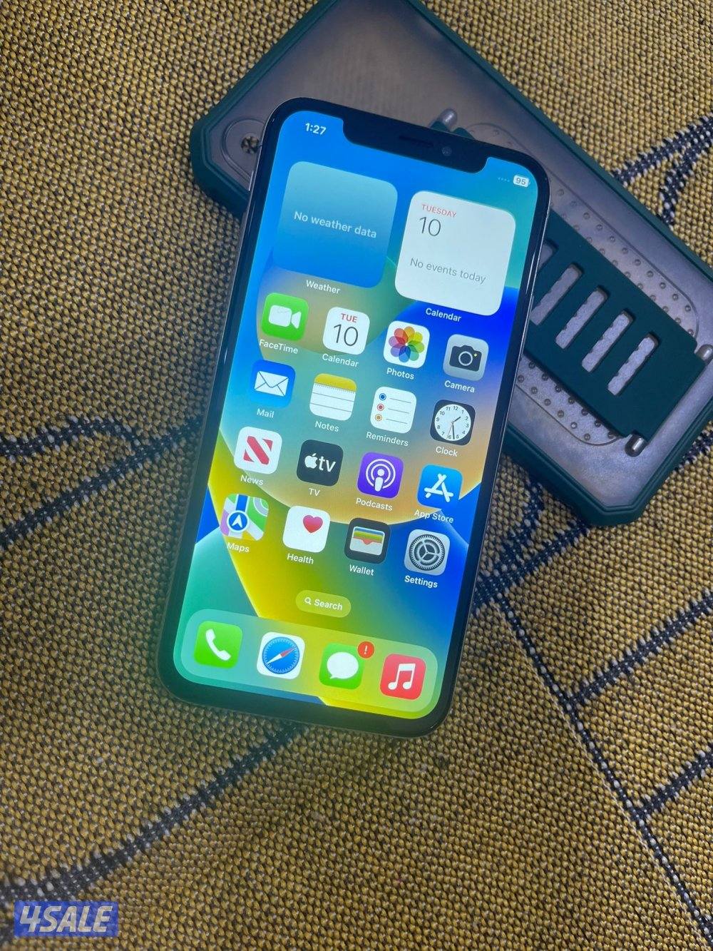 ايفون اكس 256 قيقا بايت شغال تمام مبدل شاشة1