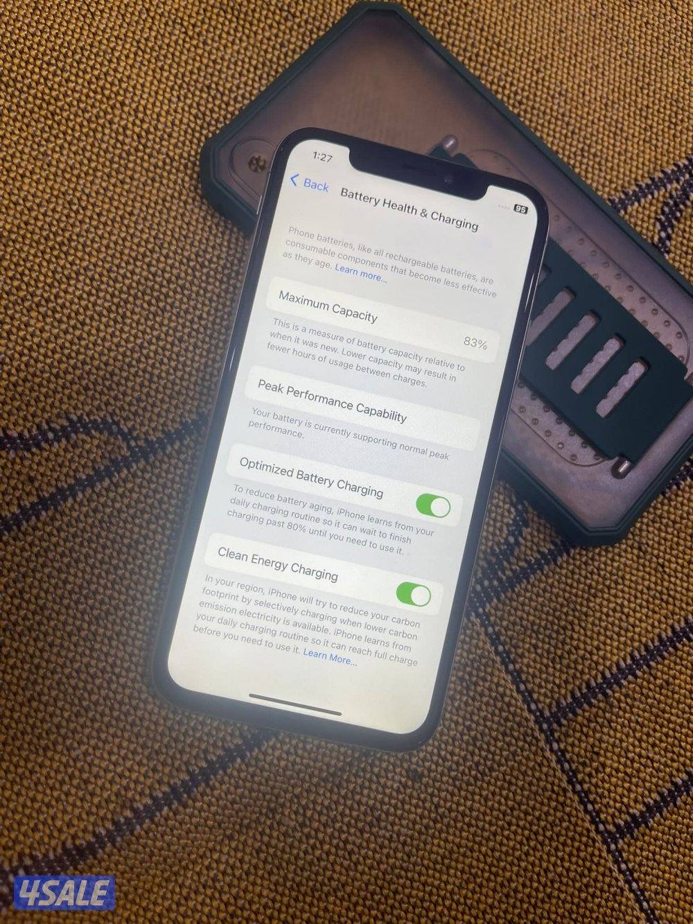 ايفون اكس 256 قيقا بايت شغال تمام مبدل شاشة3