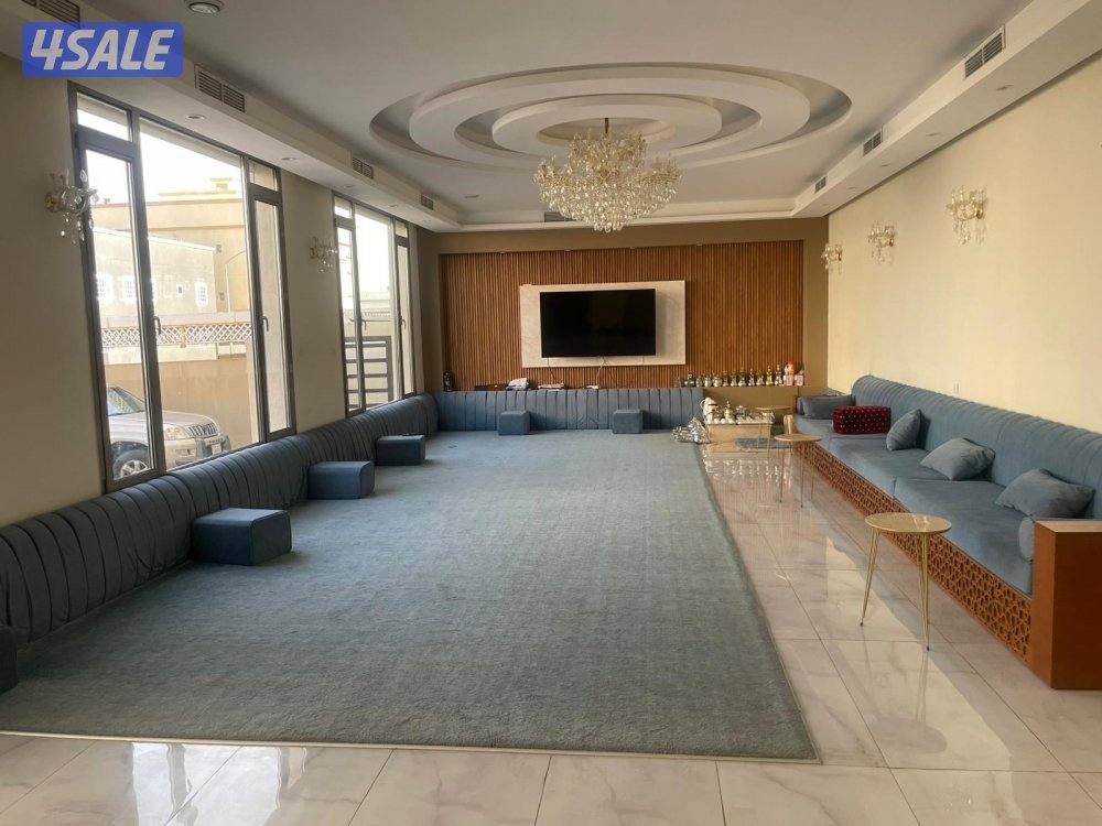 للبيع قسيمه في مدينة صباح الاحمد السكنية دورين وربع شارع وسكه من الخلف4