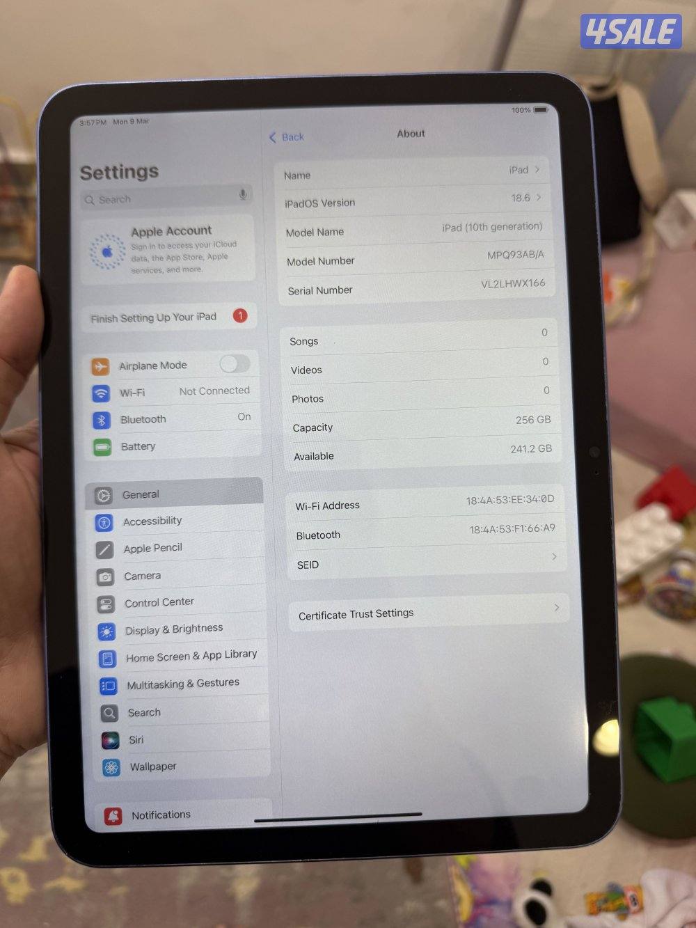 ايباد ١٠ ٢٥٦ جيجا3