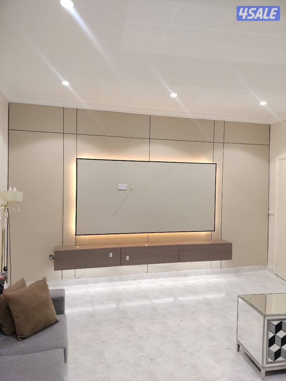 ديكورات خشب / ورق جدران/ جبس بورد / اصباغ/وجميع انواع الديكورات13