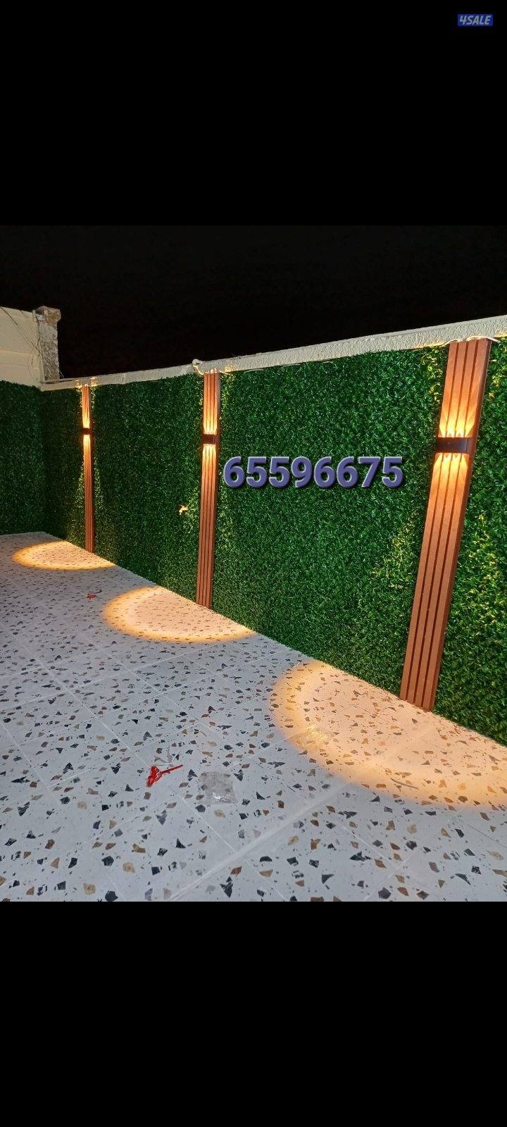 تركيب الثيل الصناعي وتركيب السياج التركي الأصلي1