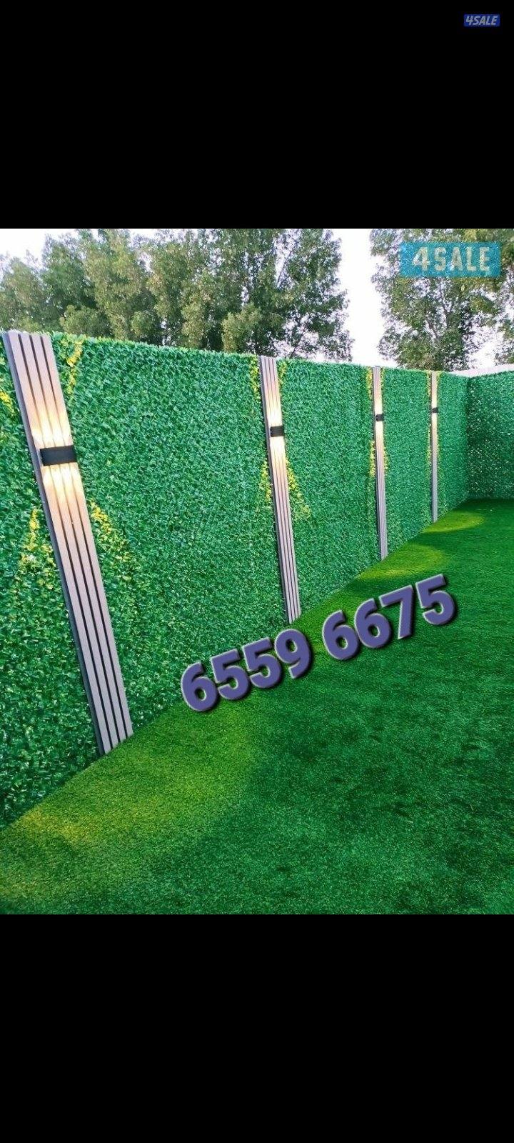 تركيب الثيل الصناعي وتركيب السياج التركي الأصلي4