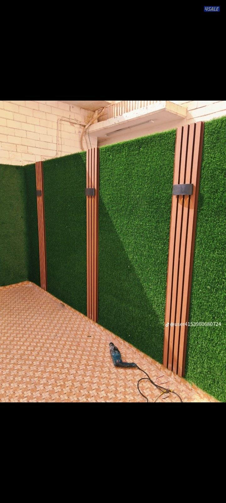 تركيب الثيل الصناعي وتركيب السياج التركي الأصلي10