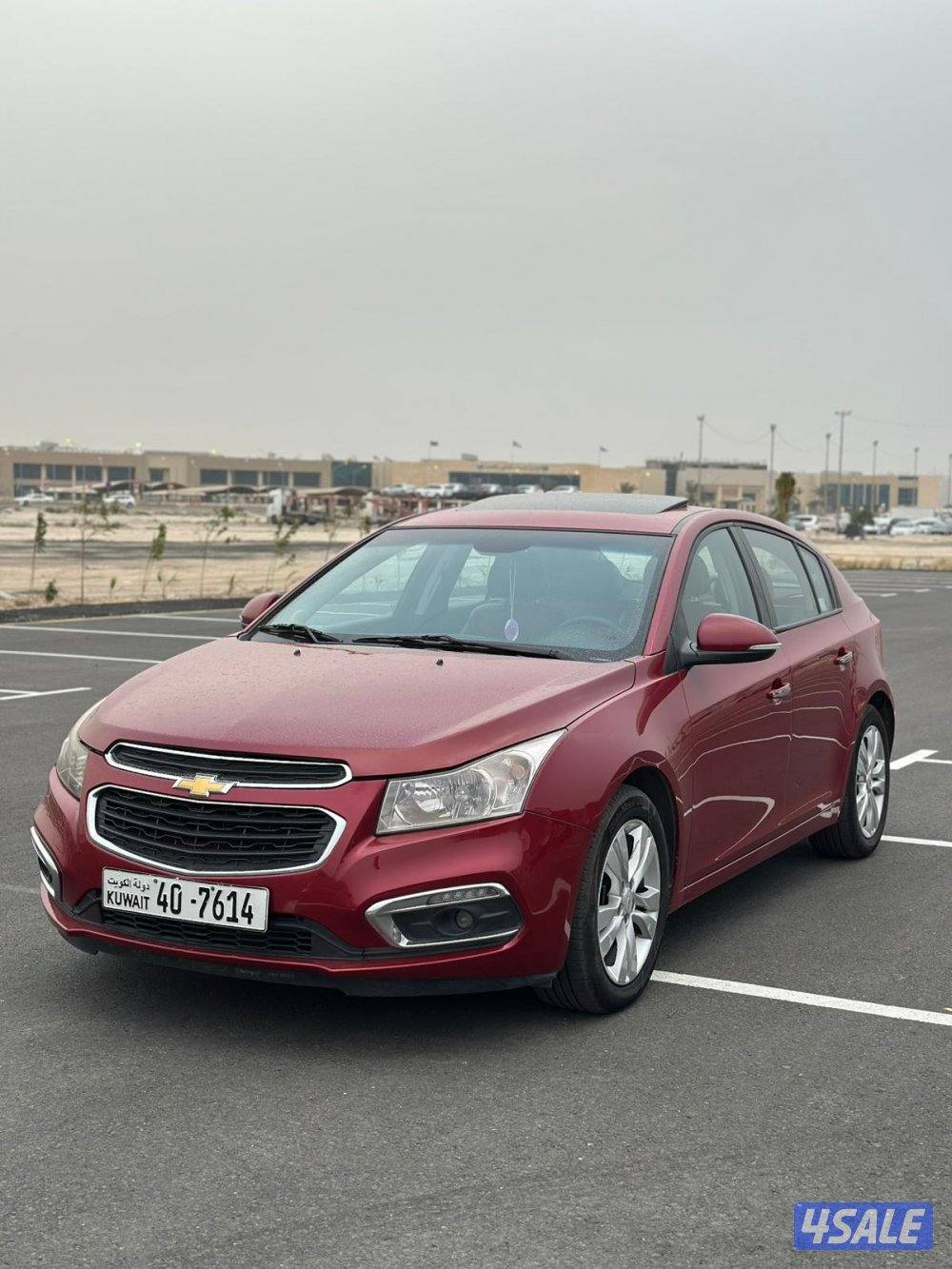 شفروليه كروز LT موديل 2016 عنابي عداد 96 الف بحاله ممتازة0