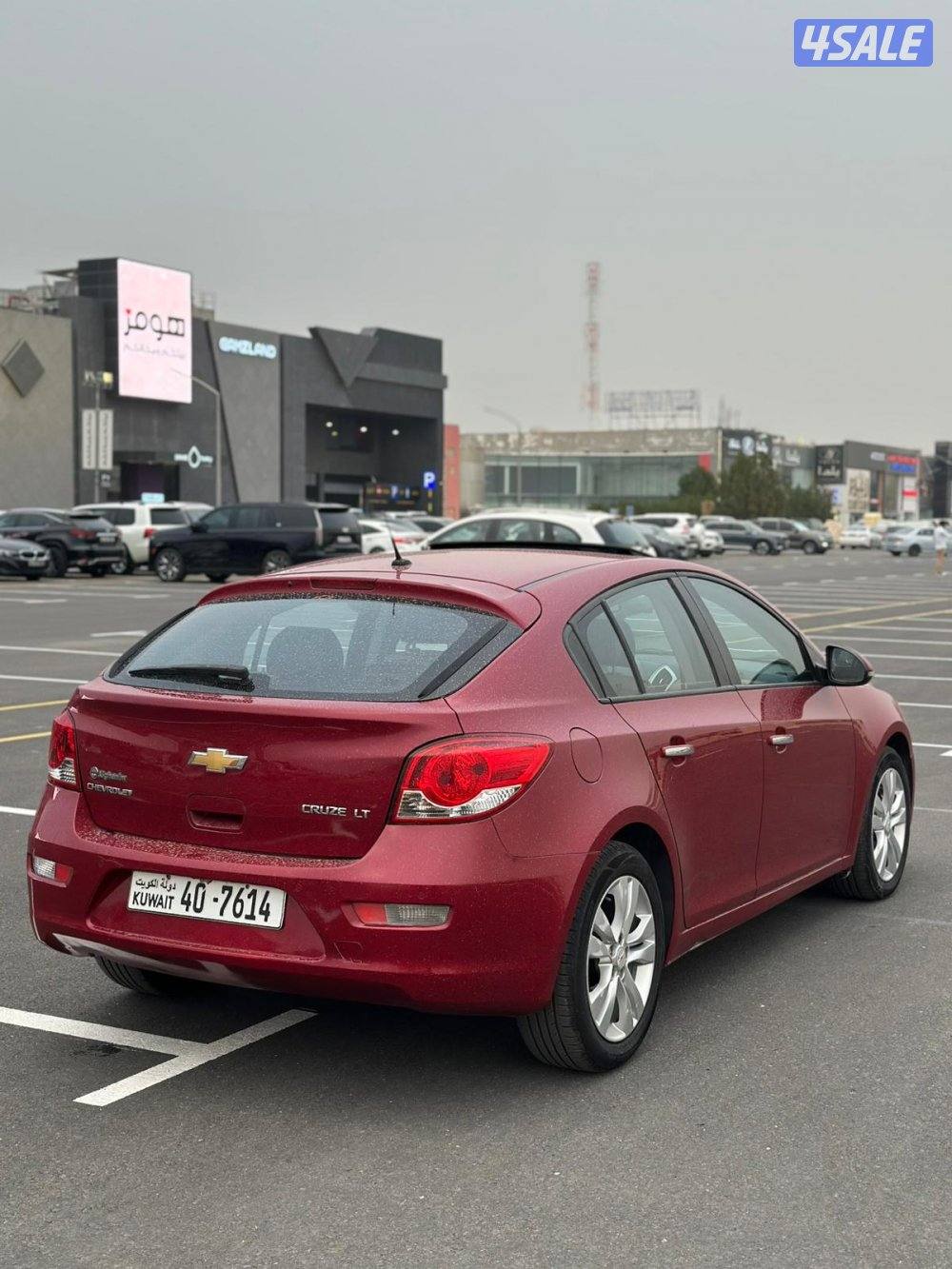 شفروليه كروز LT موديل 2016 عنابي عداد 96 الف بحاله ممتازة3