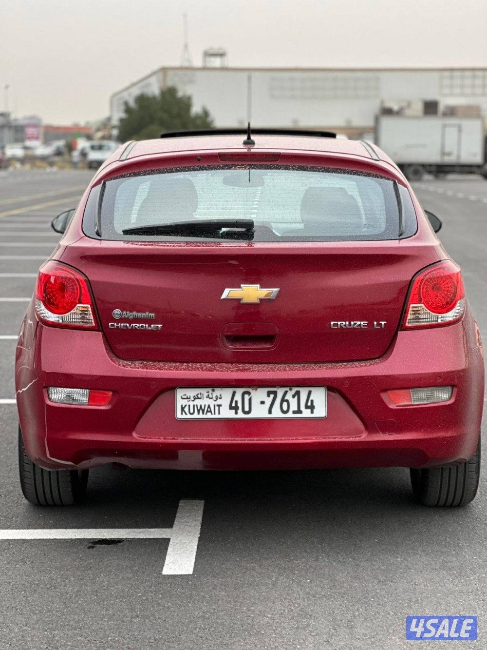 شفروليه كروز LT موديل 2016 عنابي عداد 96 الف بحاله ممتازة5