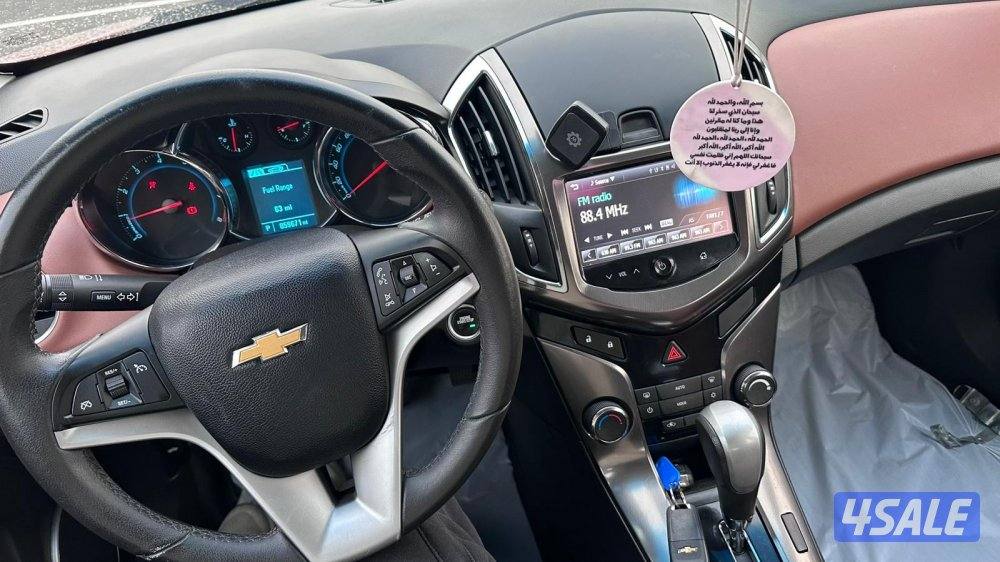شفروليه كروز LT موديل 2016 عنابي عداد 96 الف بحاله ممتازة8