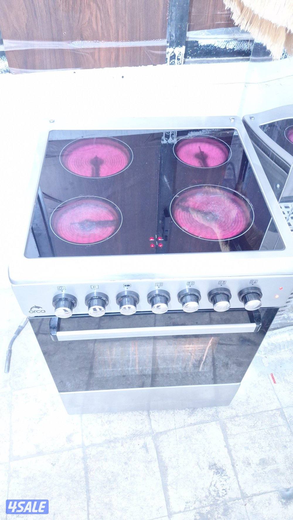 بيع طباخ كهربائي اوركا مقاس 60/60سم بحاله ممتازه مع التوصيل والكفاله2