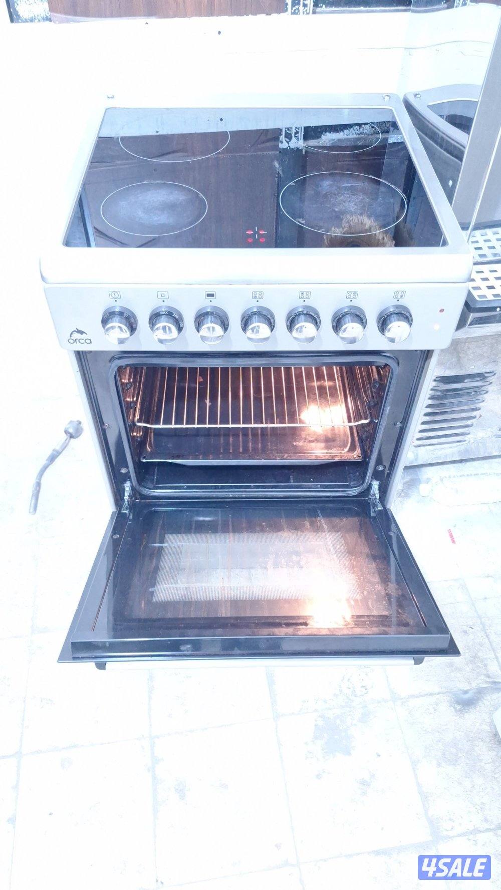 بيع طباخ كهربائي اوركا مقاس 60/60سم بحاله ممتازه مع التوصيل والكفاله5