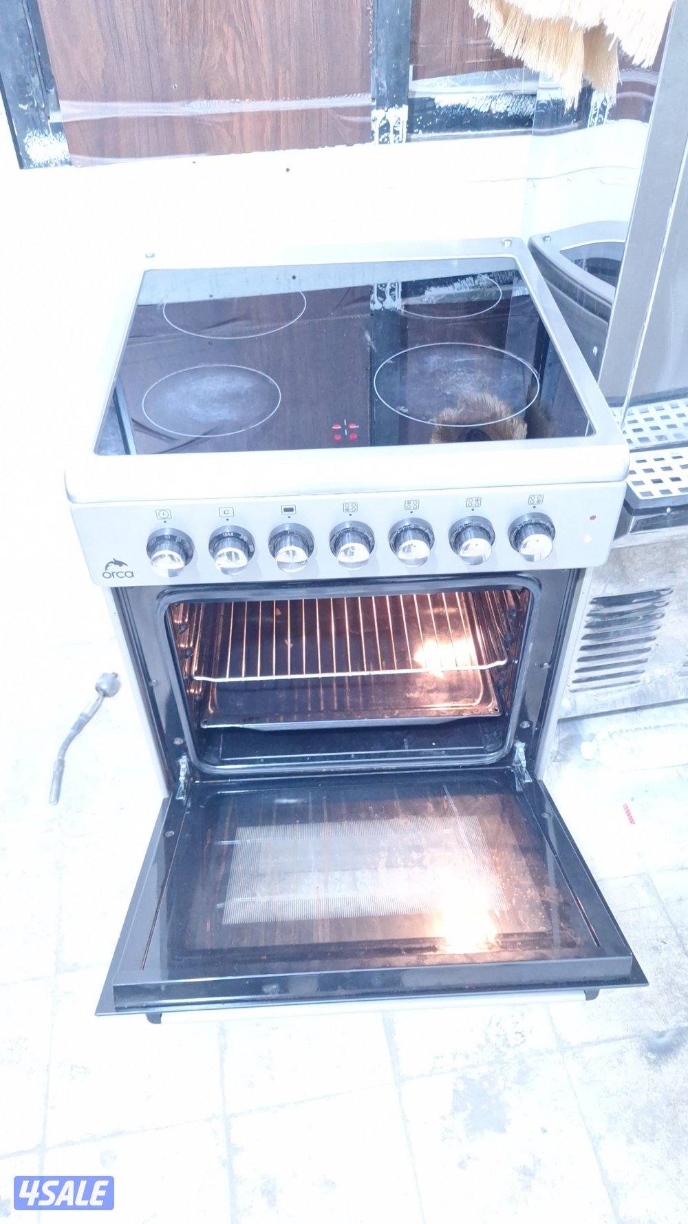 بيع طباخ كهربائي اوركا مقاس 60/60سم بحاله ممتازه مع التوصيل والكفاله6
