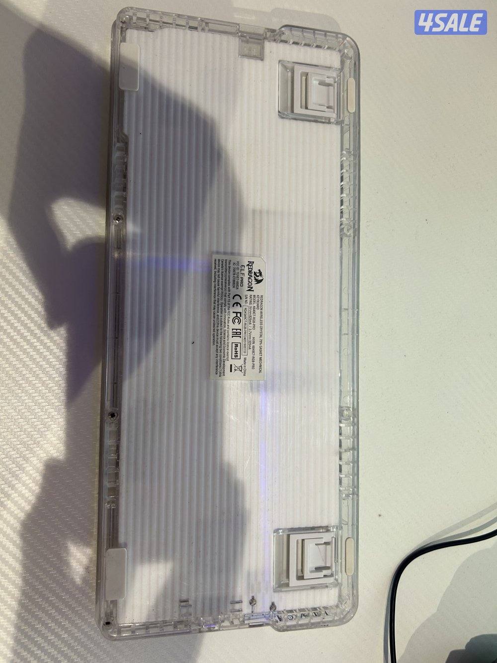 RED DRAGON K649CT-RGB-PRO WIRELESS BLUETOOTH CRYSTAL 75% GASKET MECHAN2